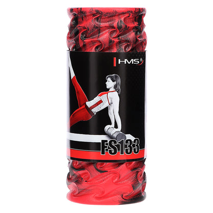 Red/black 33cm wałek fitness/roller FS133 Hms