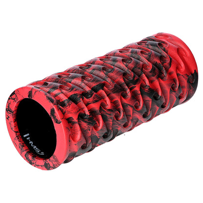 Red/black 33cm wałek fitness/roller FS133 Hms