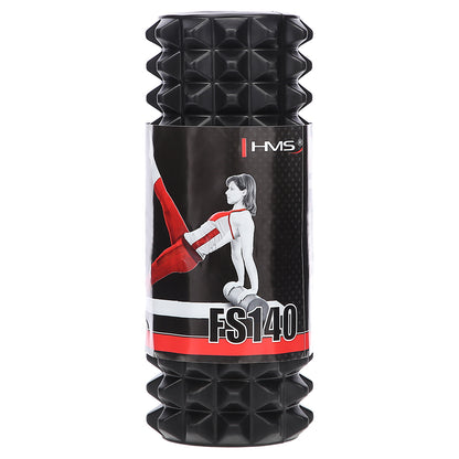 Black 33cm wałek fitness/roller FS140 Hms
