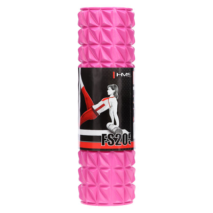 Pink 45 cm wałek fitness/roller FS205 Hms