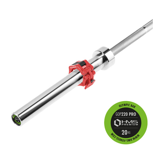 Pro + zg1000r zaciski lock gryf prosty olimpijski 20kg 2200mm GOP220 Hms
