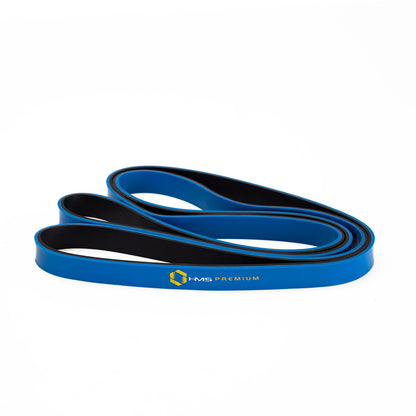 Niebiesko-czarna 21 x 5 x 2250 mm guma do ćwiczeń GU06 Hms