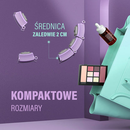 Hula hop violet z magnesami i obciążnikiem + licznik HHM14 Hms