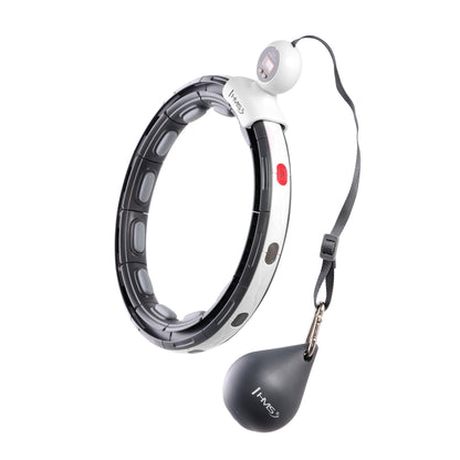 Hula hop black z magnesem i obciążnikiem + licznik HHM15 Hms