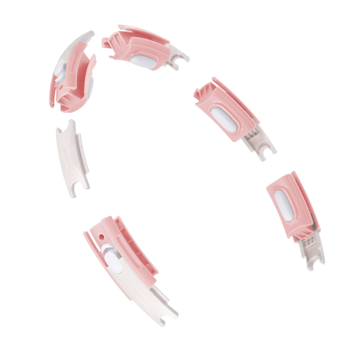 Hula hop pink z magnesem i obciążnikiem + licznik HHM15 Hms