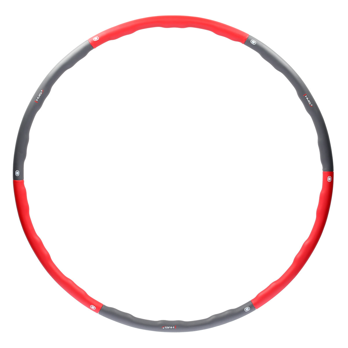 Red-grey hula hop 1,2kg 100cm HHP002 Hms