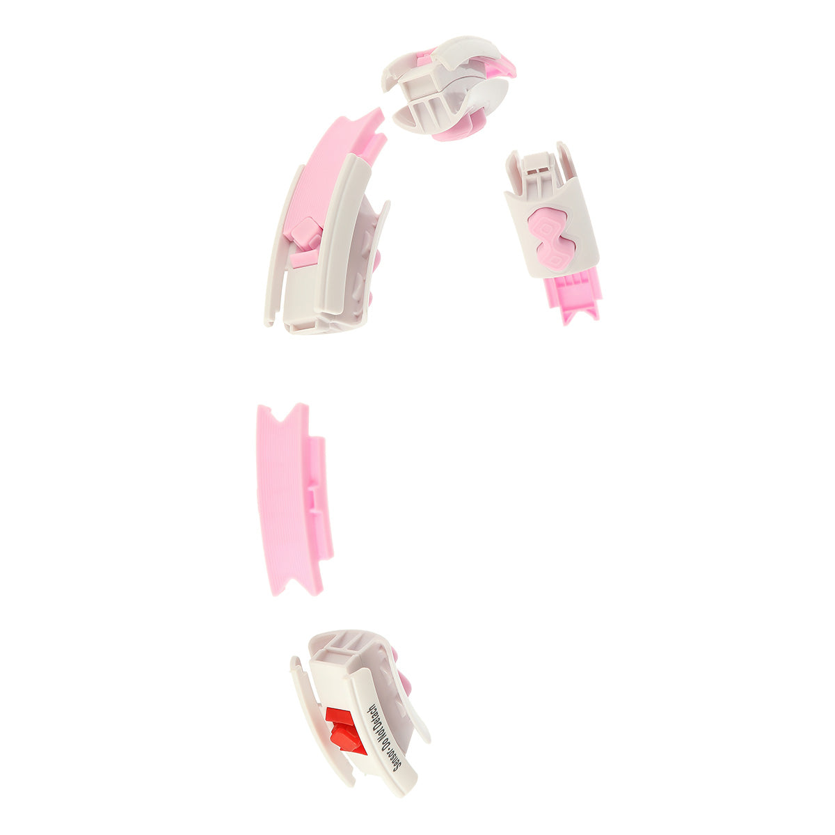 Zestaw hula hop hhw06 pink z piłką grawitacyjną i licznikiem + pas br163 black plus size Hms