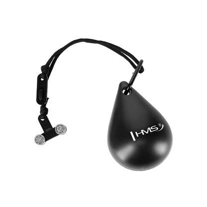 Plus size hula hop black z wypustkami i obciążnikiem HHW11 Hms