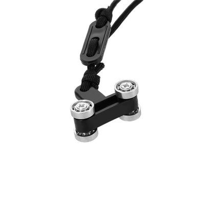 Plus size hula hop black z wypustkami i obciążnikiem HHW11 Hms