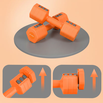 Hantle regulowane orange 2 x 2.5 kg HL03 Hms