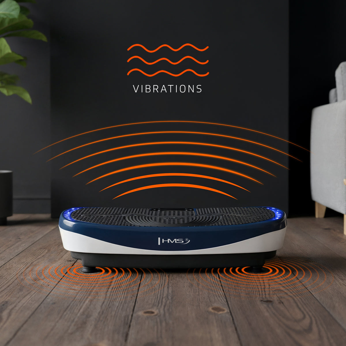 Platforma wibracyjna z nakładką 3d 2 silniki SVP13 Hms
