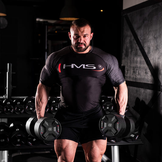 Hpc 45 kg hantla poliuretanowa cpu Hms