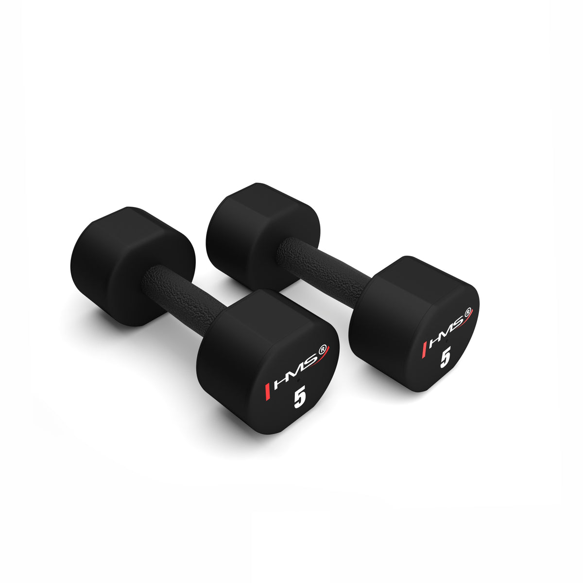 2 x 5 kg hantle poliuretanowe tpu HPT05 Hms