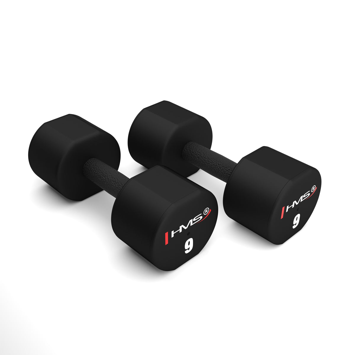2 x 9 kg hantle poliuretanowe tpu HPT09 Hms