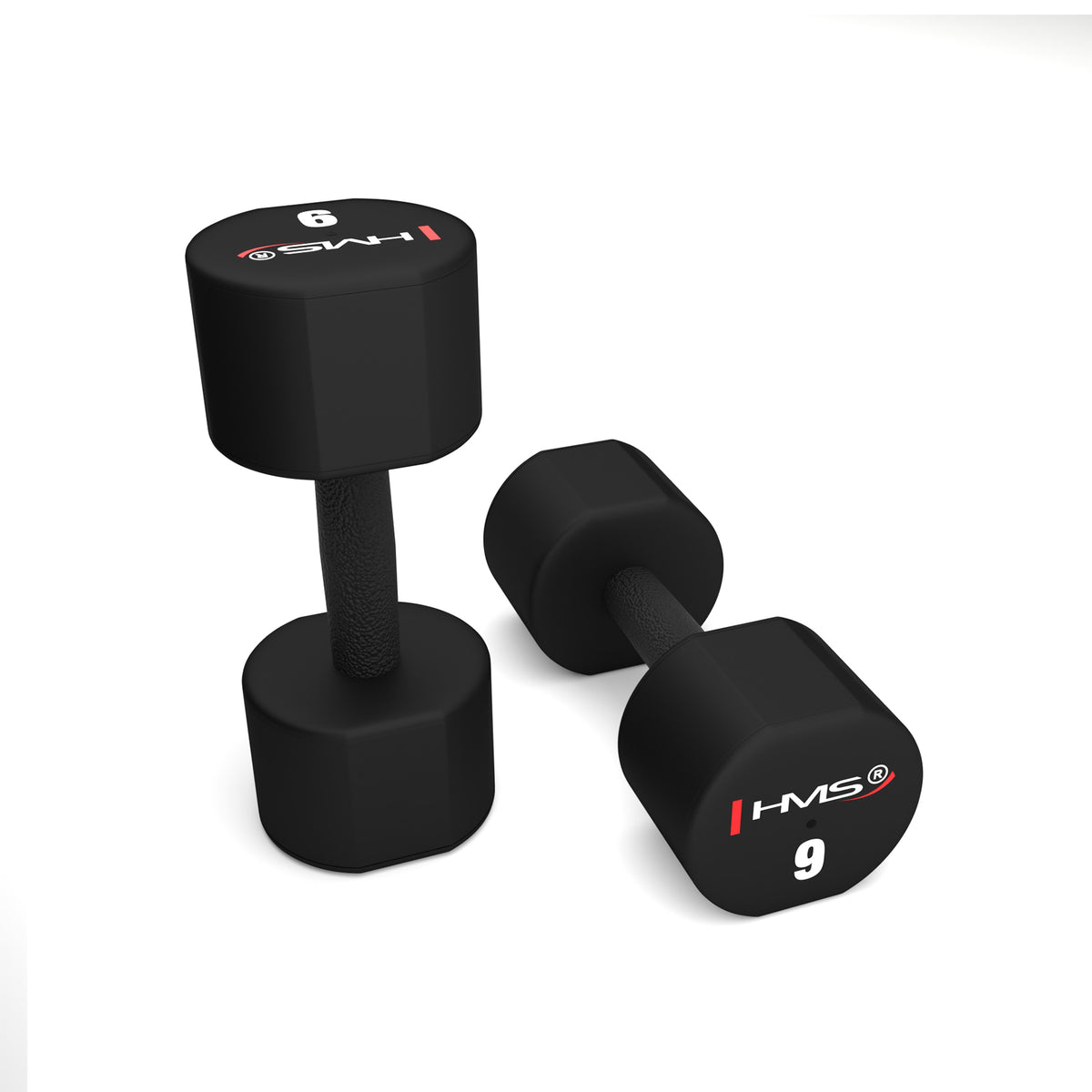 2 x 9 kg hantle poliuretanowe tpu HPT09 Hms