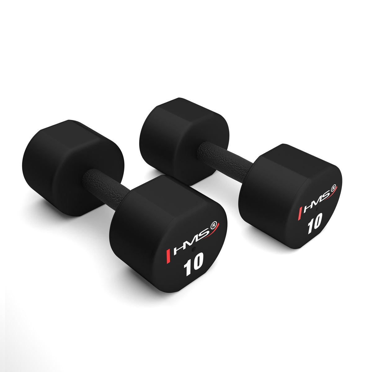2 x 10 kg hantle poliuretanowe tpu HPT10 Hms