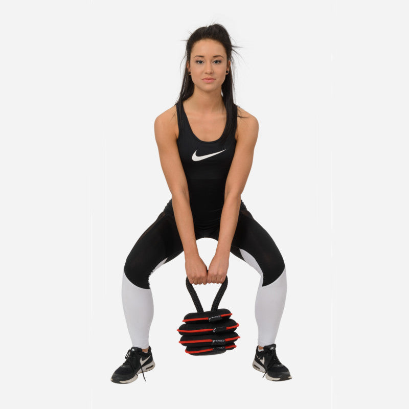 Kettlebell regulowany miękki 20 lbs KRM20 Hms