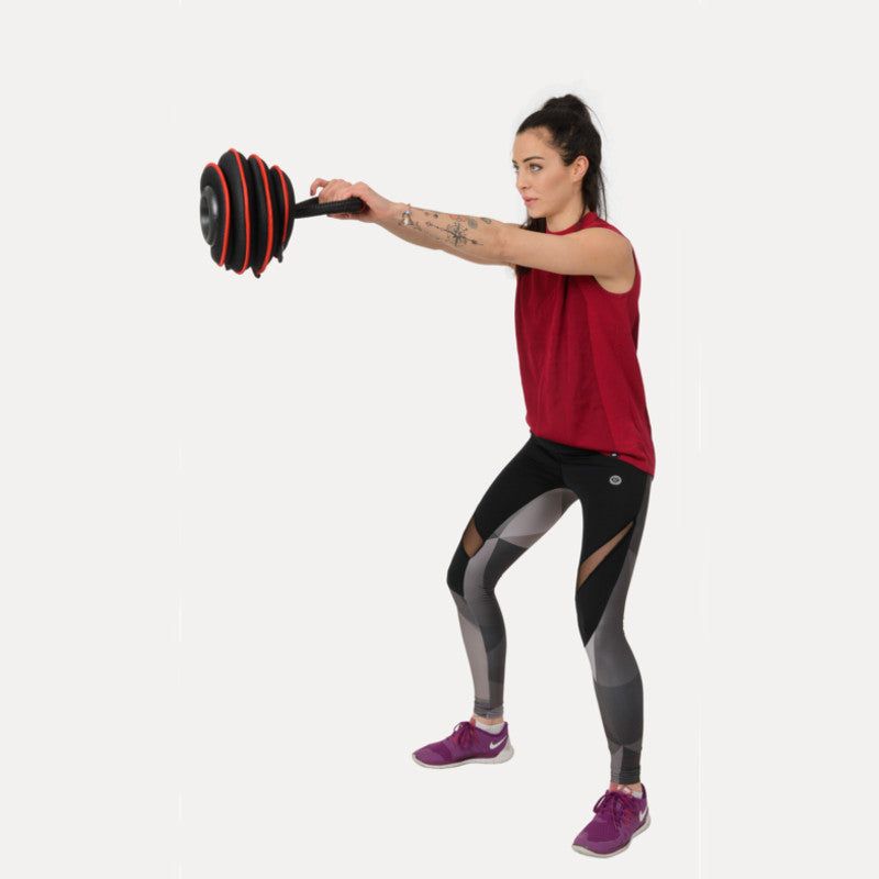 Kettlebell regulowany miękki 20 lbs KRM20 Hms