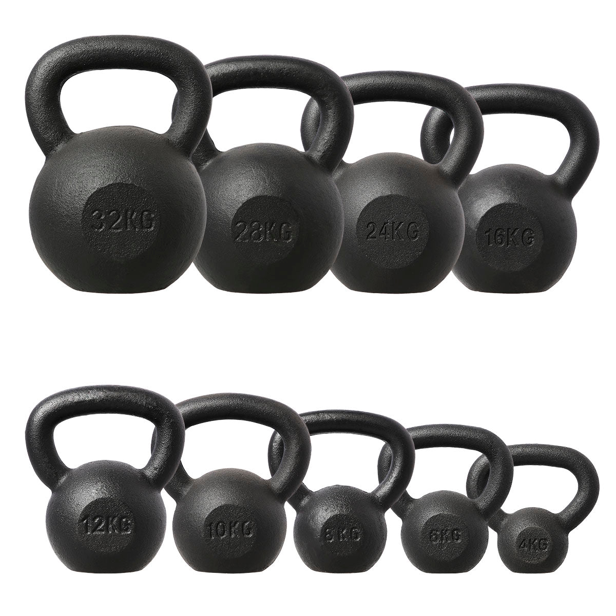Kettlebell żeliwny KZG04 Hms
