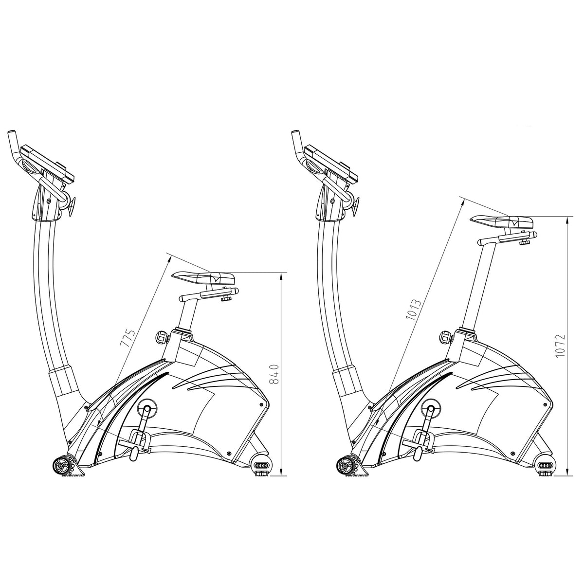 M1820-i rower stacjonarny magnetyczny premium Hms