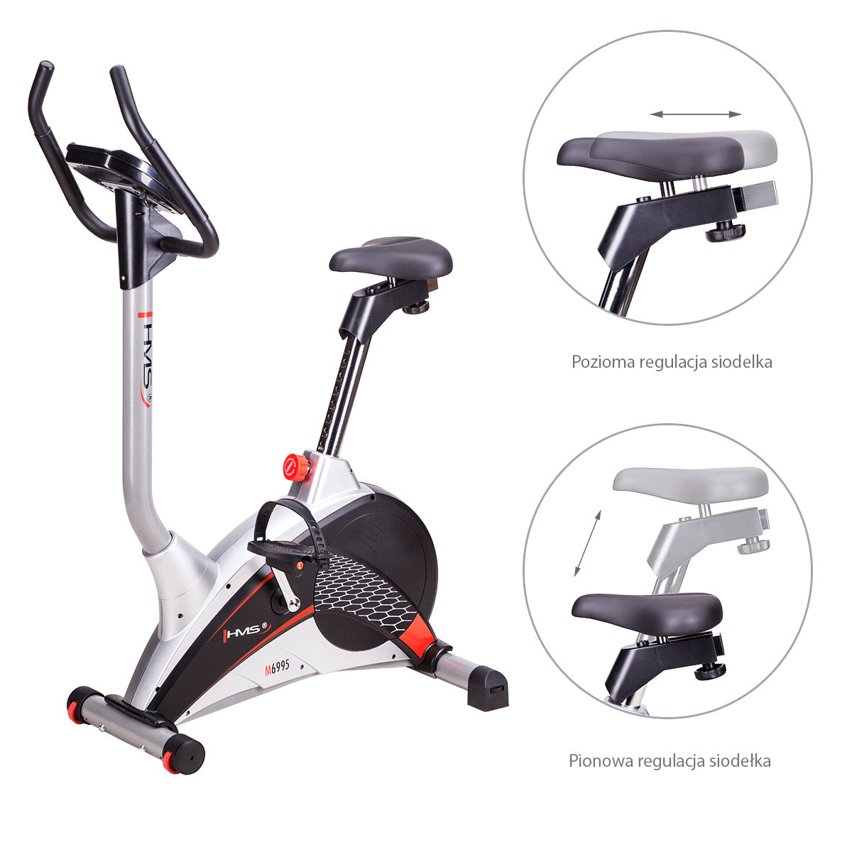 Rower stacjonarny magnetyczny M6995 Hms