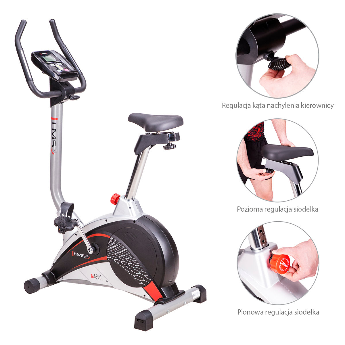 Rower stacjonarny magnetyczny M6995 Hms