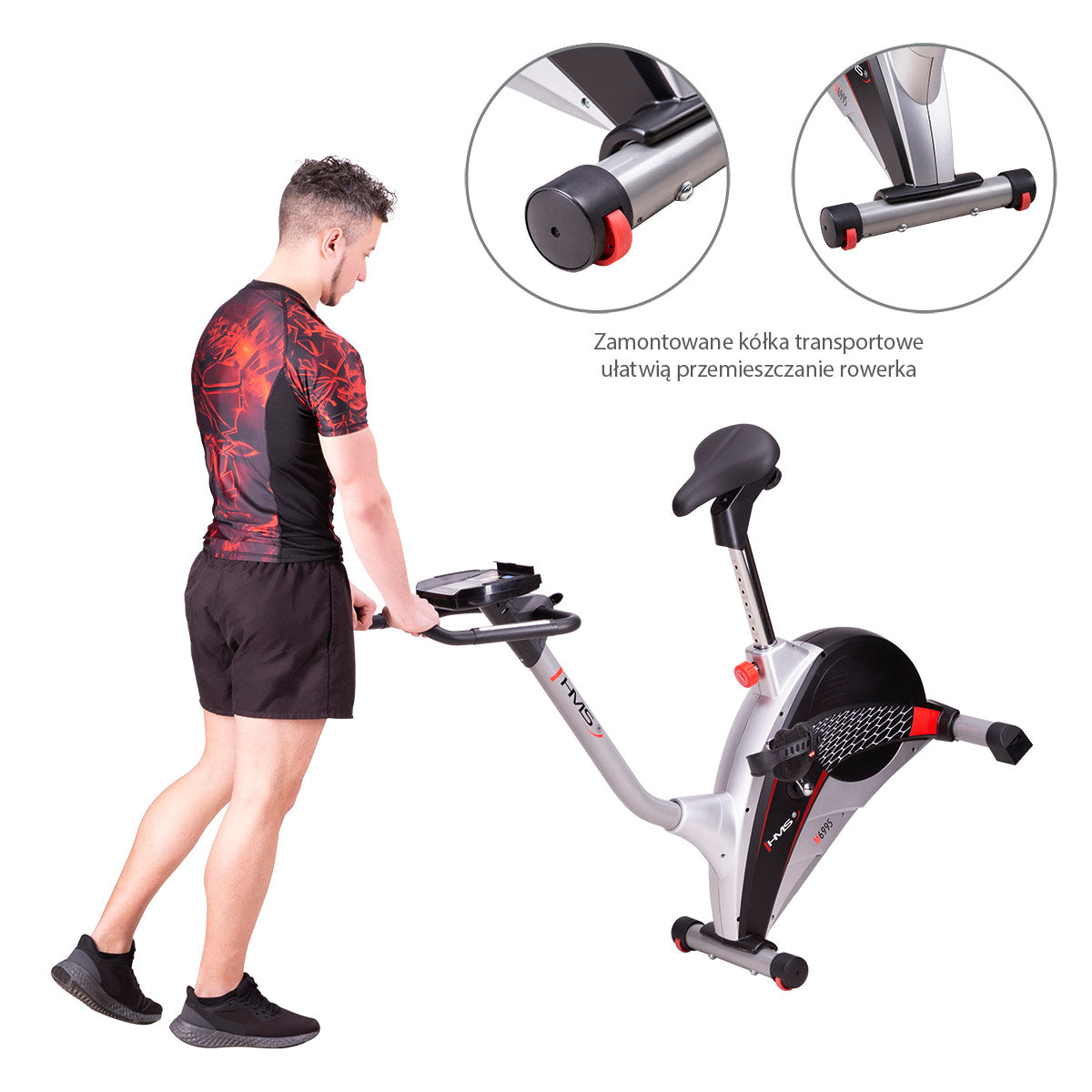 Rower stacjonarny magnetyczny M6995 Hms