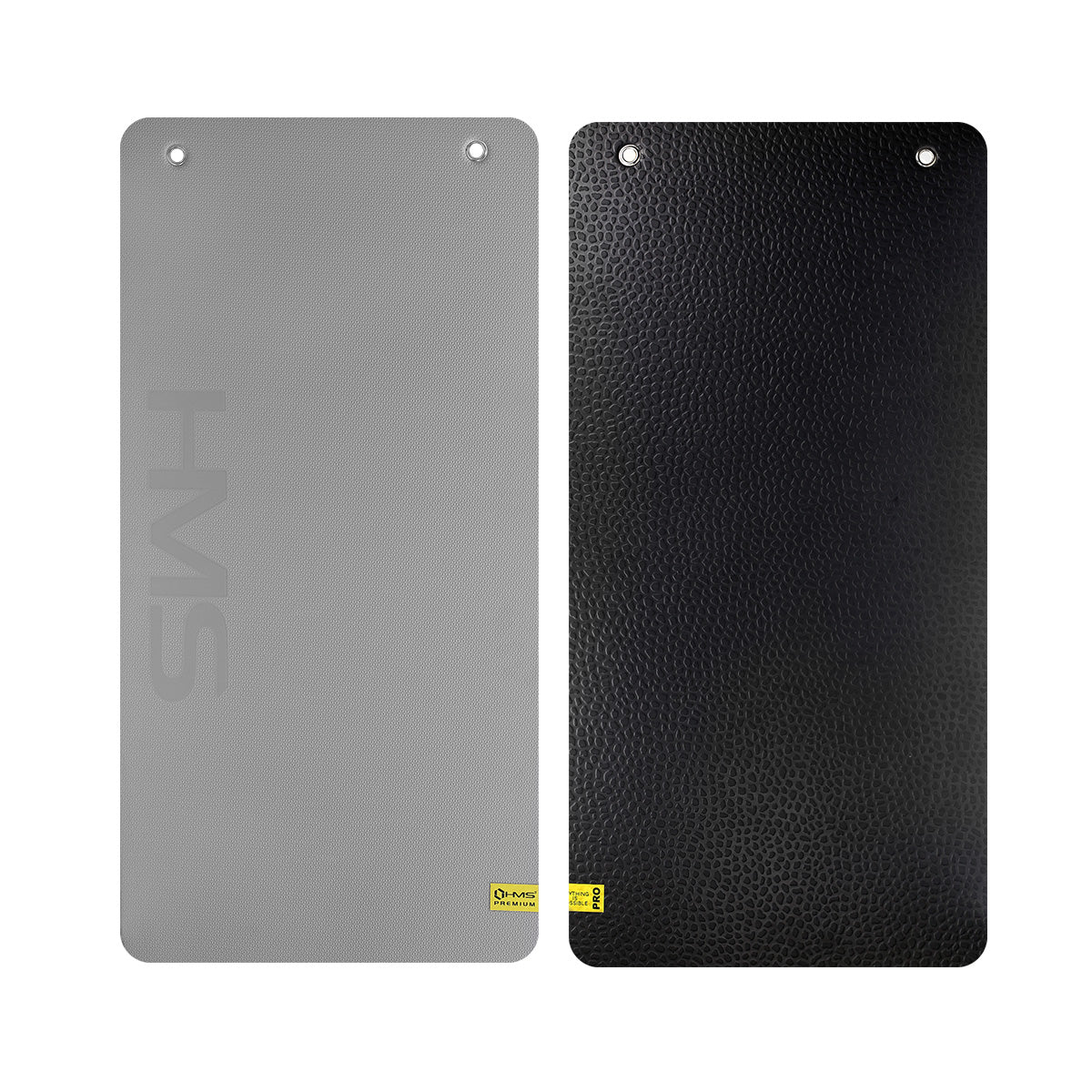 Gray-black mata fitness klubowa z otworami MFK01 Hms Premium