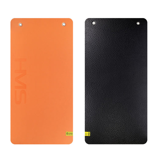 Orange-black mata fitness klubowa z otworami MFK01 Hms Premium
