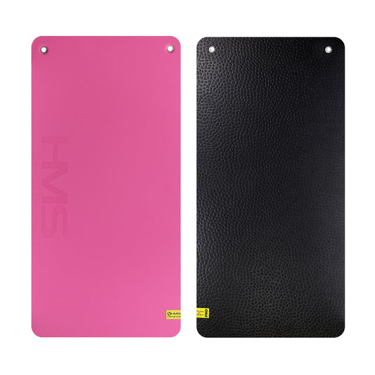 Pink-black mata fitness klubowa z otworami MFK02 Hms Premium