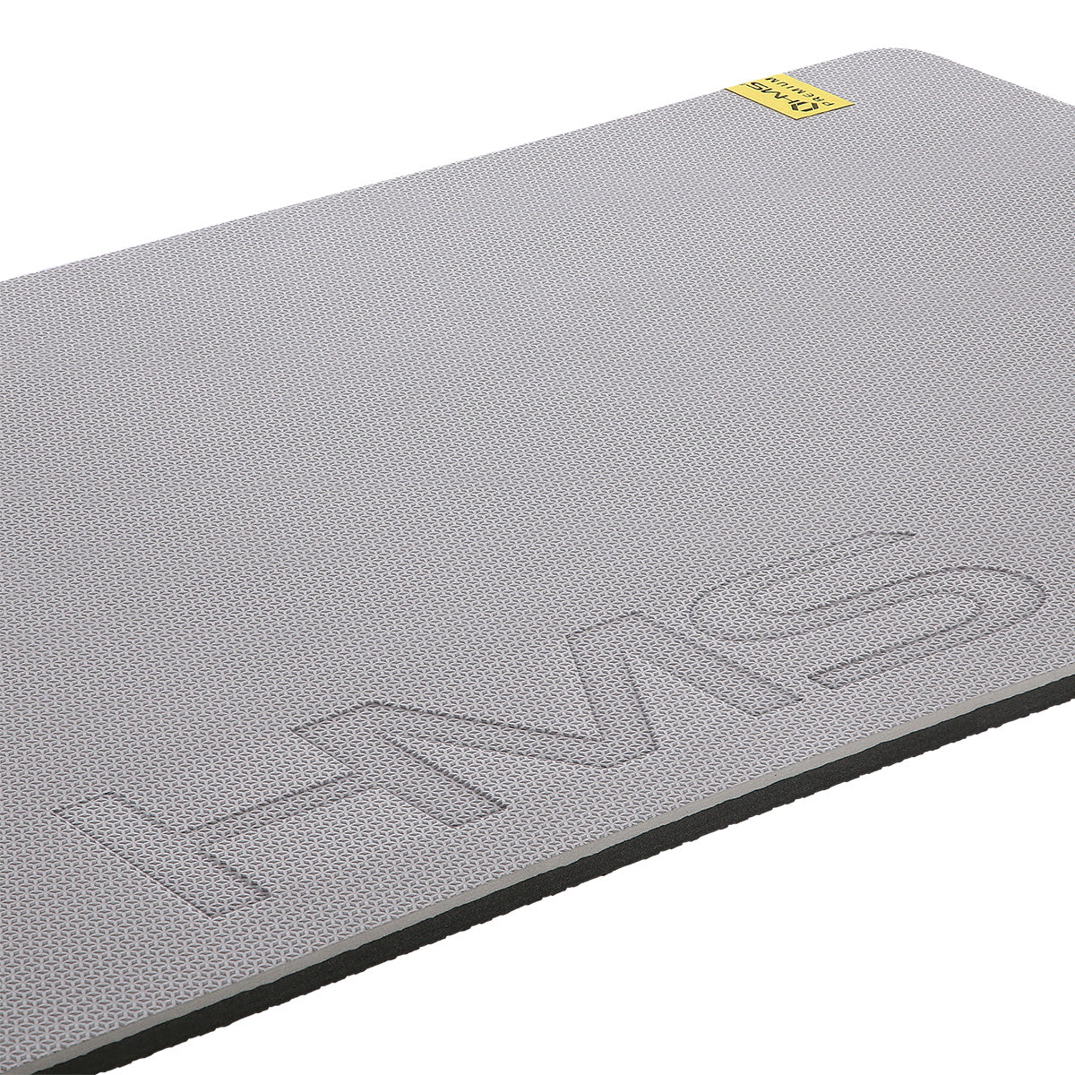 Light grey-black mata fitness klubowa z otworami 120*60cm eva 15mm MFK07 Hms Premium