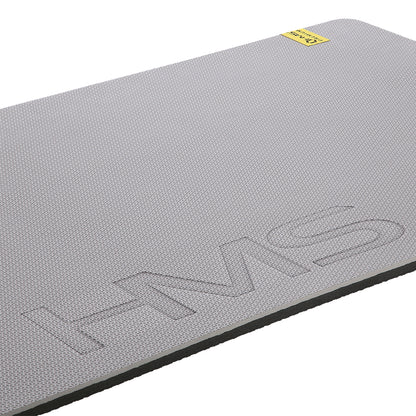 Light grey-black mata fitness klubowa z otworami 120*60cm eva 15mm MFK07 Hms Premium