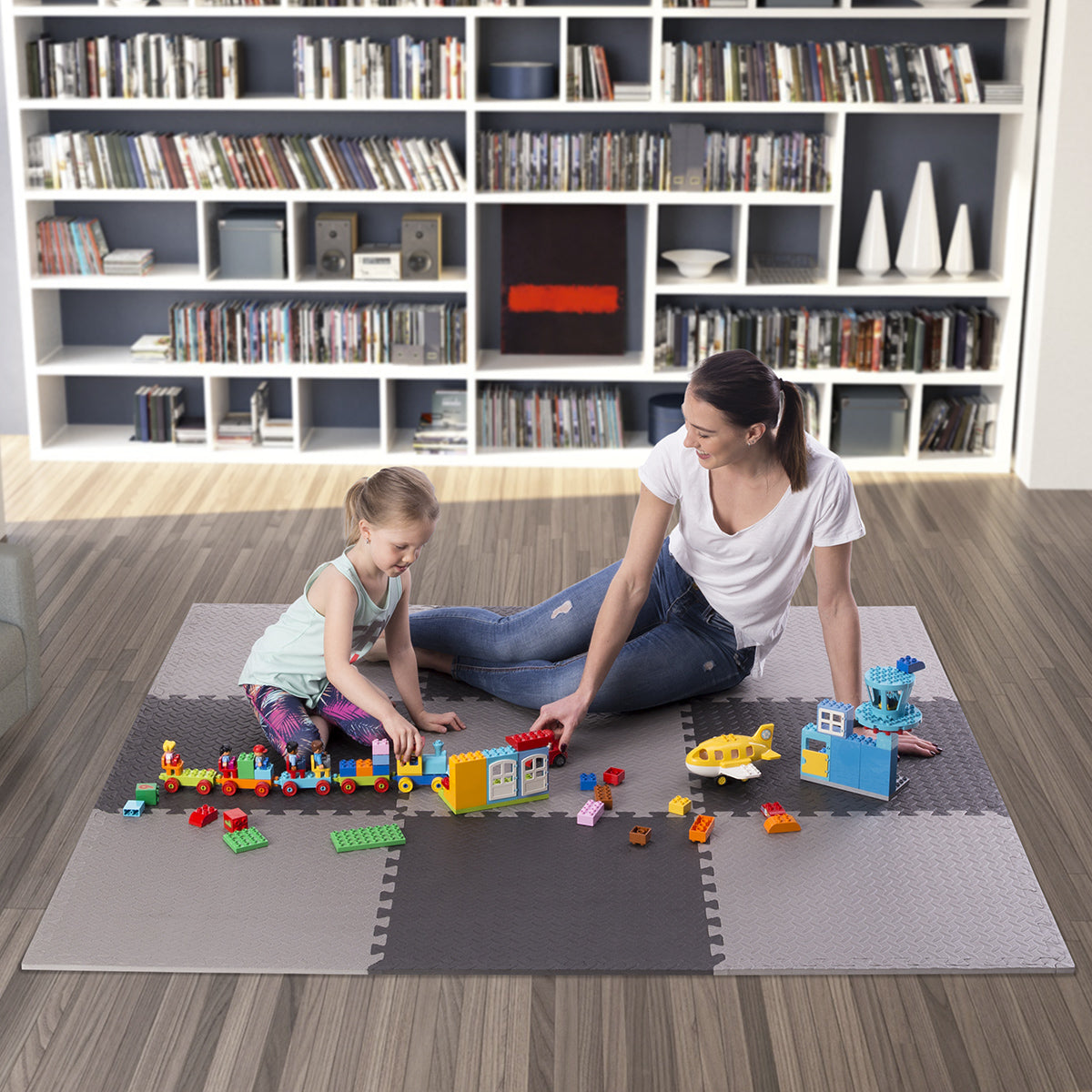 Mata puzzle l.gray 9 elementów 12mm MP12 Hms Premium