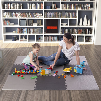 Mata puzzle l.gray 9 elementów 12mm MP12 Hms Premium