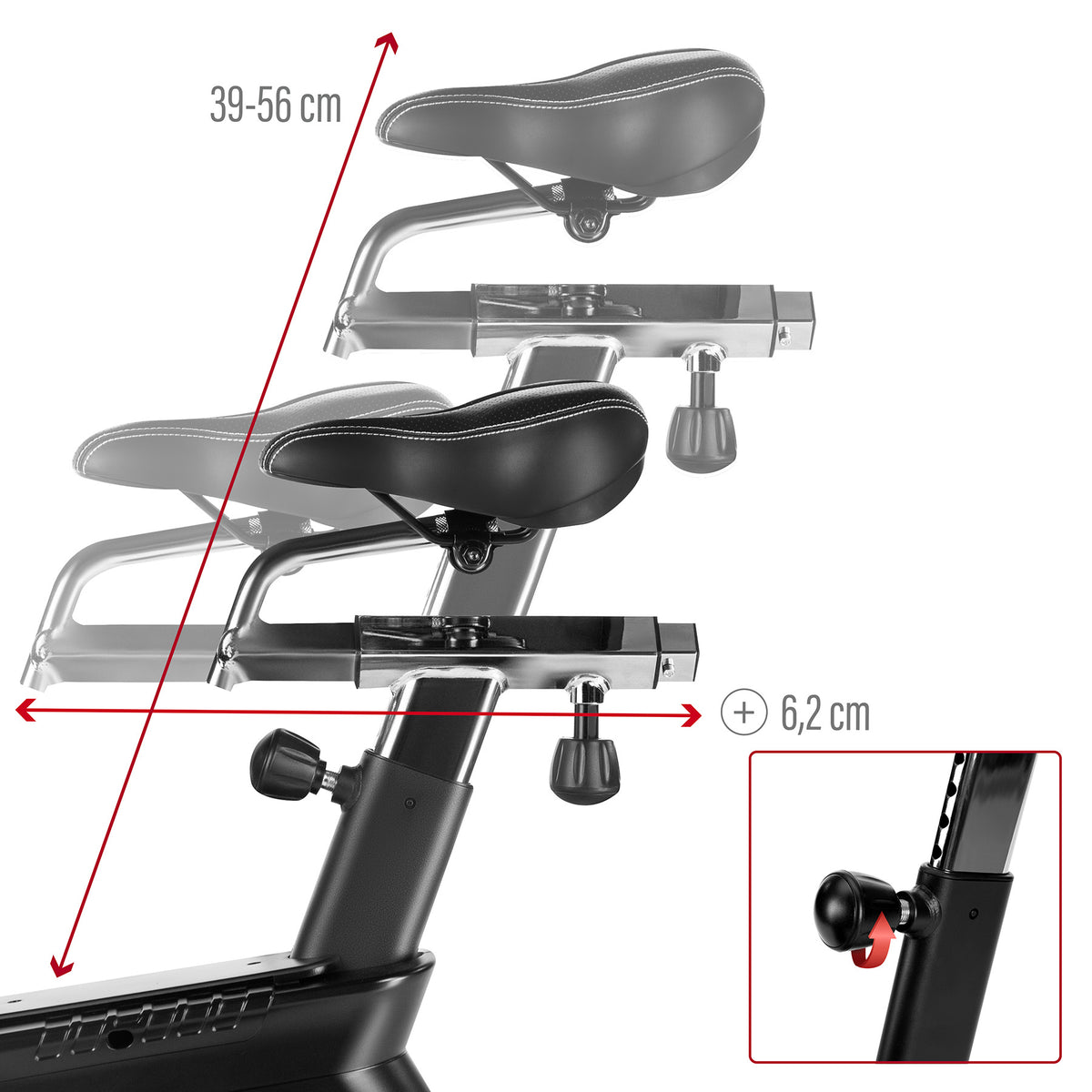 Rower stacjonarny powietrzny commercial MP5420 Hms