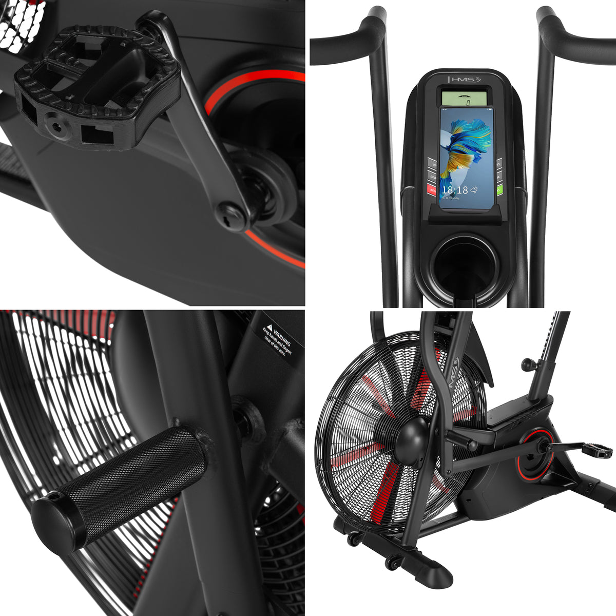 Rower stacjonarny powietrzny commercial MP5420 Hms