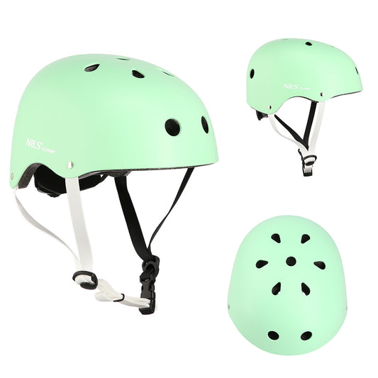 Miętowy rozm. l(58-61cm) kask MTW001 Nils Extreme
