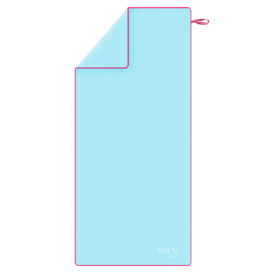 Jasnoniebieski ręcznik z mikrofibry 200x90 cm NAR13 Nils Aqua