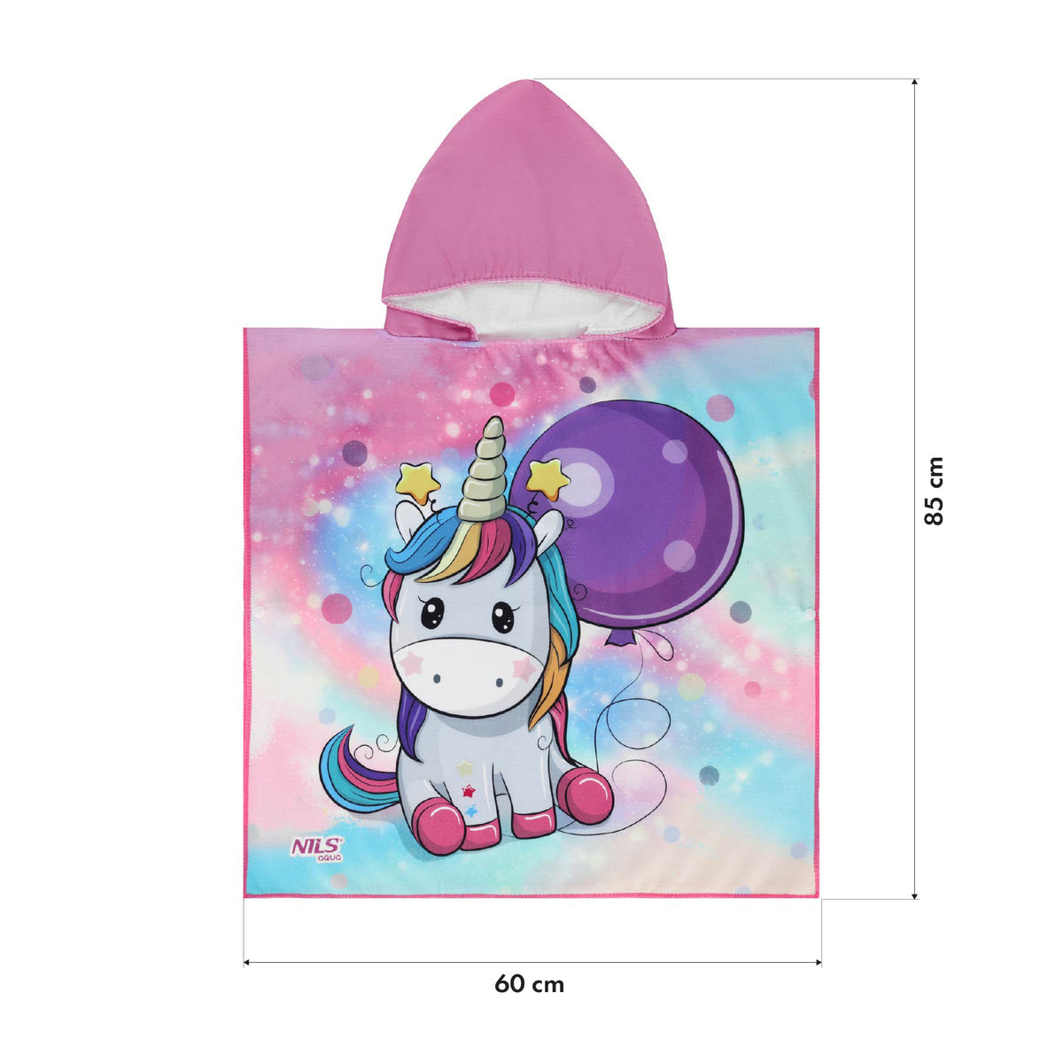 Ręcznik ponczo unicorn NAR20 Nils Aqua