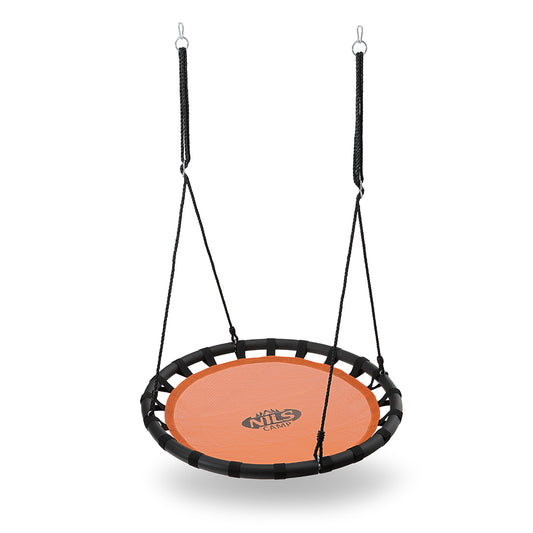 Bocianie gniazdo huśtawka pomarańczowe śr.100 cm NB5034 Nils