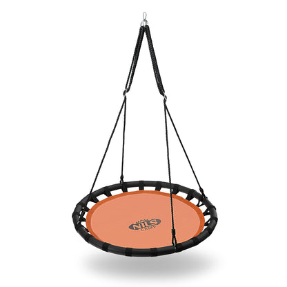 Bocianie gniazdo huśtawka pomarańczowe śr.100 cm NB5034 Nils