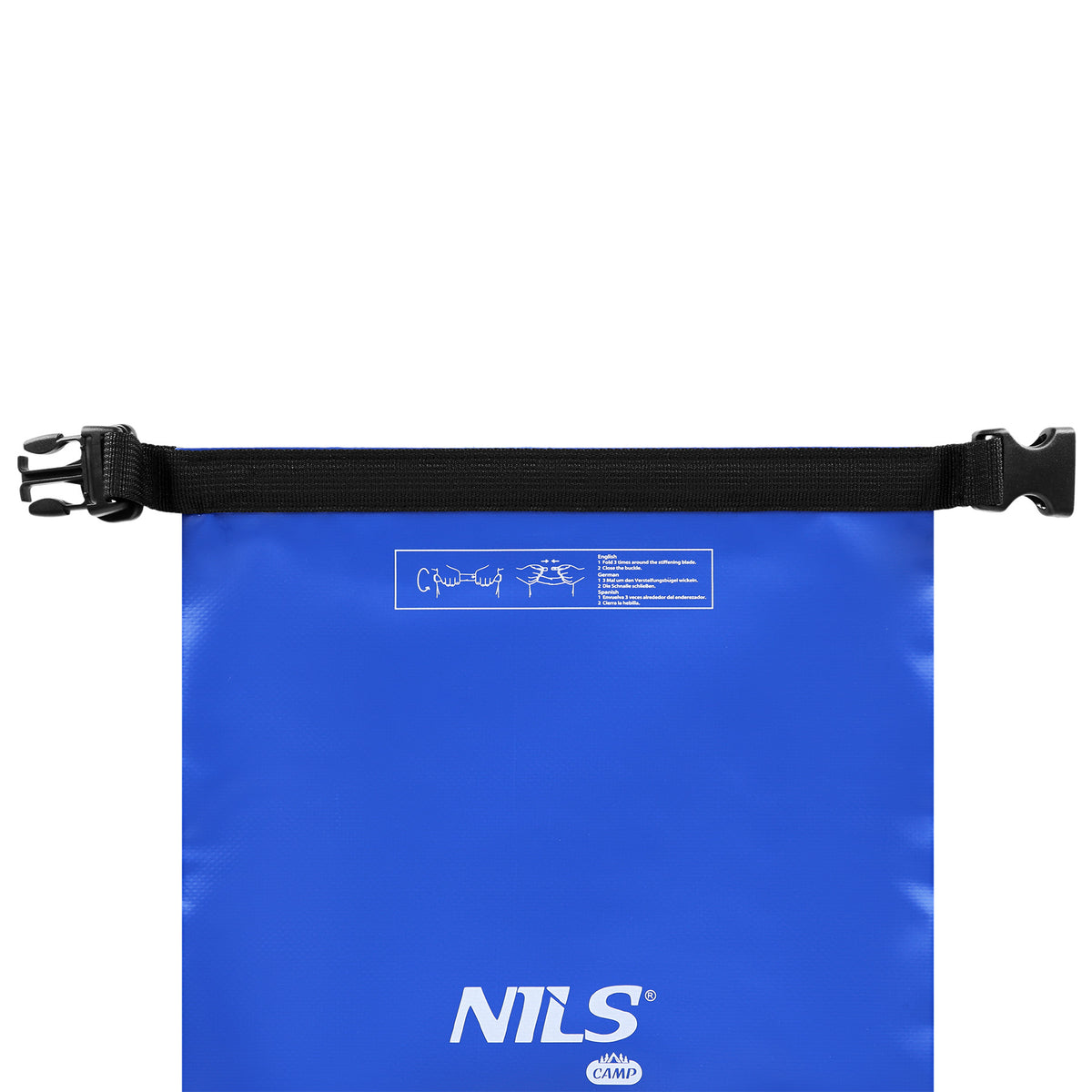 Karimata składana turystyczna z podbiciem aluminiowym + xpe 195 cm niebieska NC17103 Nils Camp