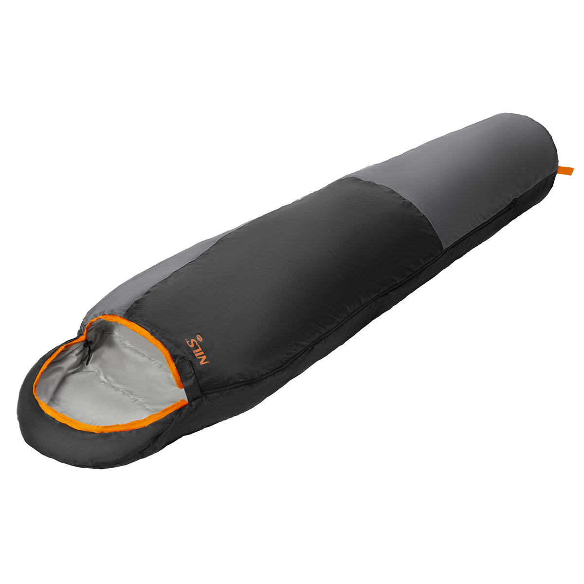 Śpiwór ultra light szaro-pomarańczowy NC1705 Nils Camp