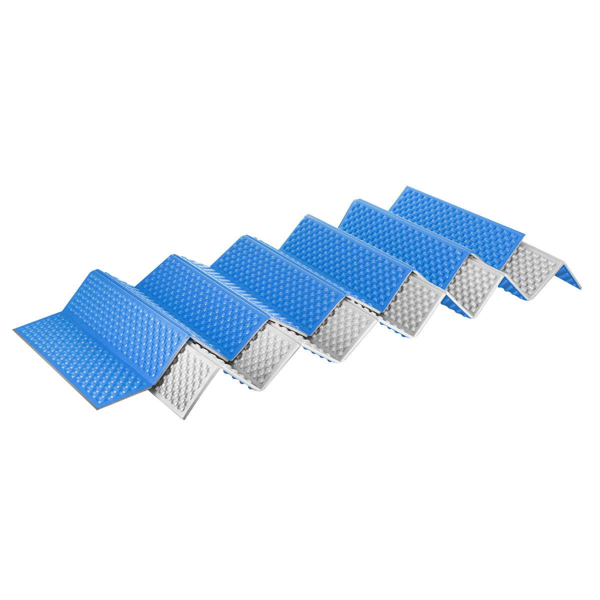 Karimata składana turystyczna z podbiciem aluminiowym + xpe 195 cm niebieska NC17103 Nils Camp