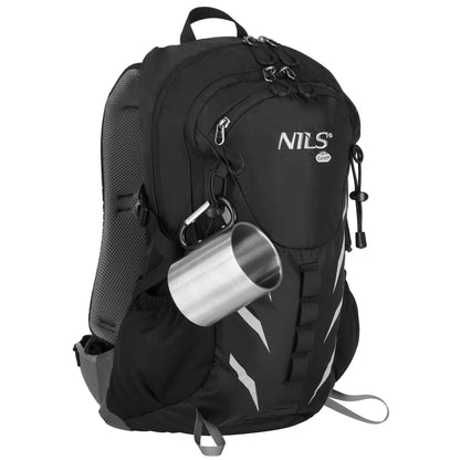 Kubek kempingowy z karabińczykiem 300 ml stal nierdzewna czarny NC17110 Nils Camp