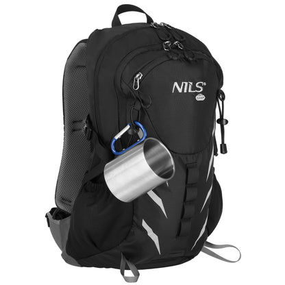 Kubek kempingowy z karabińczykiem 300 ml stal nierdzewna niebieski NC17110 Nils Camp