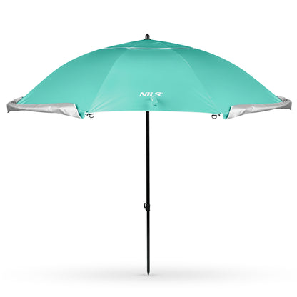 Parasol/parawan plażowy 2w1 xxl 240 cm zielony NC17114 Nils
