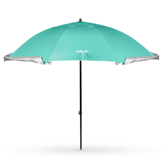 Parasol/parawan plażowy 2w1 xxl 240 cm zielony NC17114 Nils