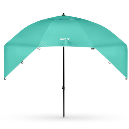 Parasol/parawan plażowy 2w1 xxl 240 cm zielony NC17114 Nils