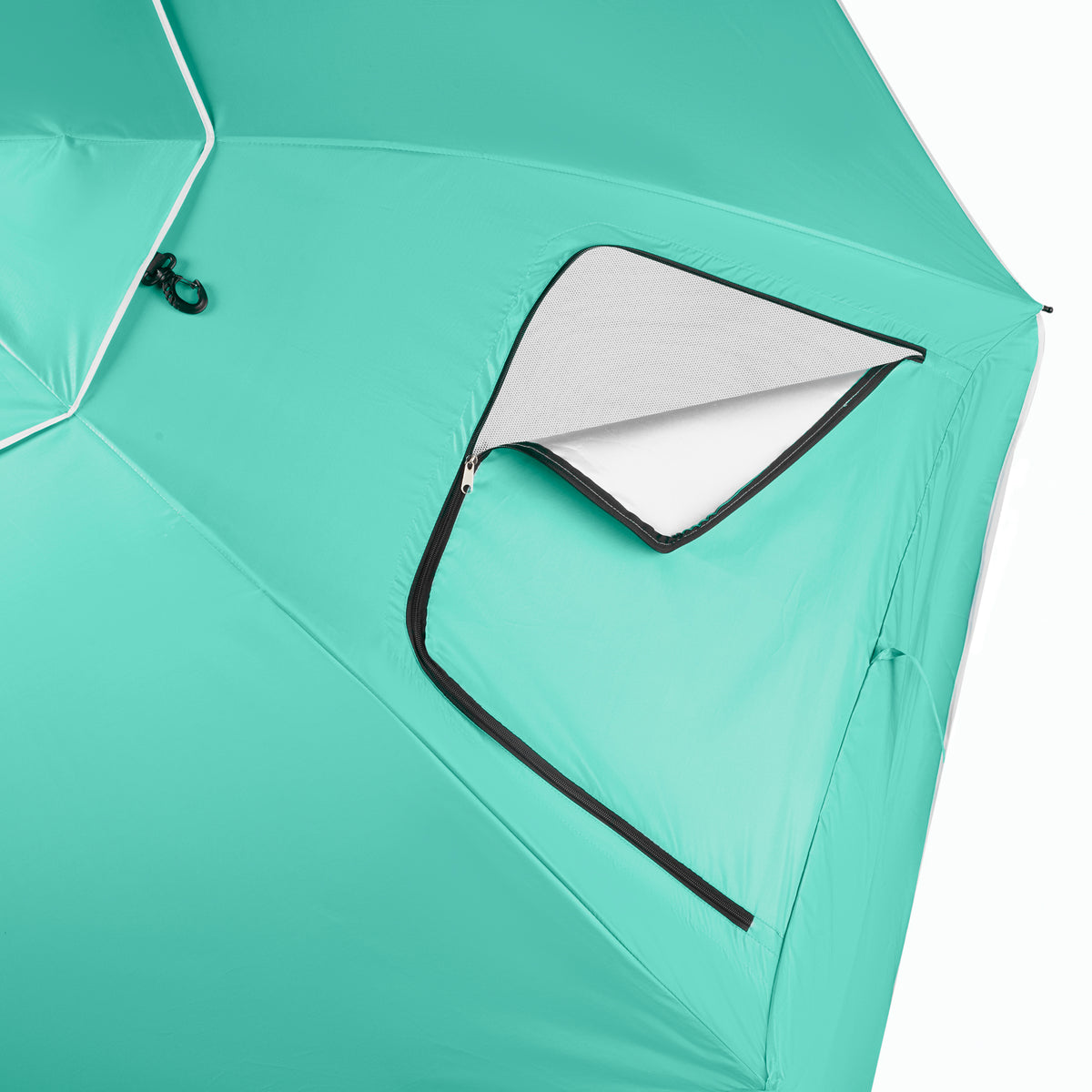 Parasol/parawan plażowy 2w1 xxl 240 cm zielony NC17114 Nils